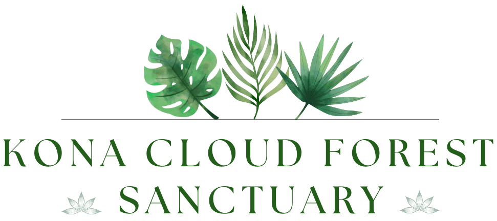 Kona Cloud Forest Sanctuary Green Logo
